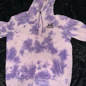 H&M Purple Tie-Dye Hoodie
